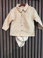 Lil' Atelier - Overhemd en Romper - Crème - Maat 74, Verzenden, Gebruikt, Jongetje, Setje