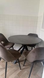 RONDE TAFEL MET STOELEN, Huis en Inrichting, Tafels | Eettafels, Ophalen
