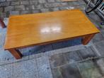 Houten salontafel, Huis en Inrichting, Tafels | Salontafels, Ophalen, Gebruikt, 100 tot 150 cm, 50 tot 100 cm