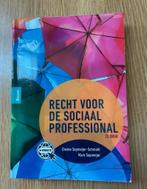 Recht voor de sociaal professional, Ophalen of Verzenden, Zo goed als nieuw, Overige niveaus, Nederlands