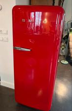 Rode SMEG Koelkast, Witgoed en Apparatuur, Koelkasten en IJskasten, Ophalen, Gebruikt, 200 liter of meer, 60 cm of meer