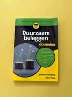 Duurzaam beleggen voor Dummies, Ophalen of Verzenden, Zo goed als nieuw, Geld en Beleggen