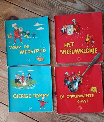 De Betuwe boekjes, jaren 50, en vintage jamlepel beschikbaar voor biedingen