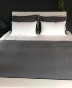 160x200 wit bed Leen Bakker, incl hoofd-/voetbord, Huis en Inrichting, Slaapkamer | Bedden, Ophalen, Overige materialen, Gebruikt