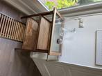 Antiek theekastje trolley drankenkast hout messing, Antiek en Kunst, Ophalen