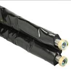 Dubbele RVS ribbelbuis DN25 met 19 mm isolatie, Verzenden, Overige typen, Nieuw, 150 cm of meer