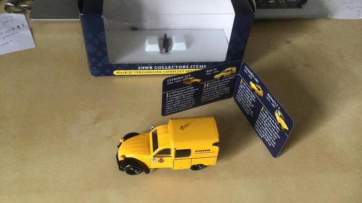 CITROEN 2 CV ANWB NIEUW + DOOS1959  TEMATOYS COMPLEET NIEUW, Hobby en Vrije tijd, Modelauto's | 1:43, Nieuw, Auto, Overige merken