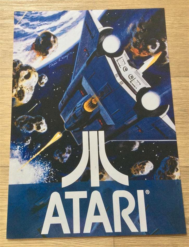 ATARI Mooi Retro Arcade Affiche Gameroom Mancave Poster, Spelcomputers en Games, Games | Atari, Nieuw, Atari 2600, 1 speler, Vanaf 3 jaar