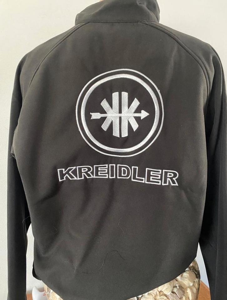 Softshell jas geborduurd kreidler, Kleding | Heren, Jassen | Zomer, Zo goed als nieuw, Overige maten, Ophalen of Verzenden