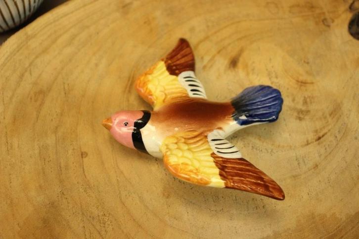 Vintage muurdecoratie wandvogel, Antiek en Kunst, Antiek | Keramiek en Aardewerk, Ophalen of Verzenden