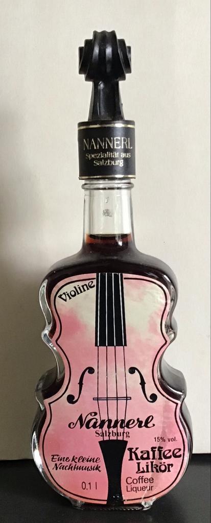 Miniatuur Drankfles Viool Nannerl Salzburg, Verzamelen, Dierenverzamelingen, Zo goed als nieuw, Overige typen, Overige soorten