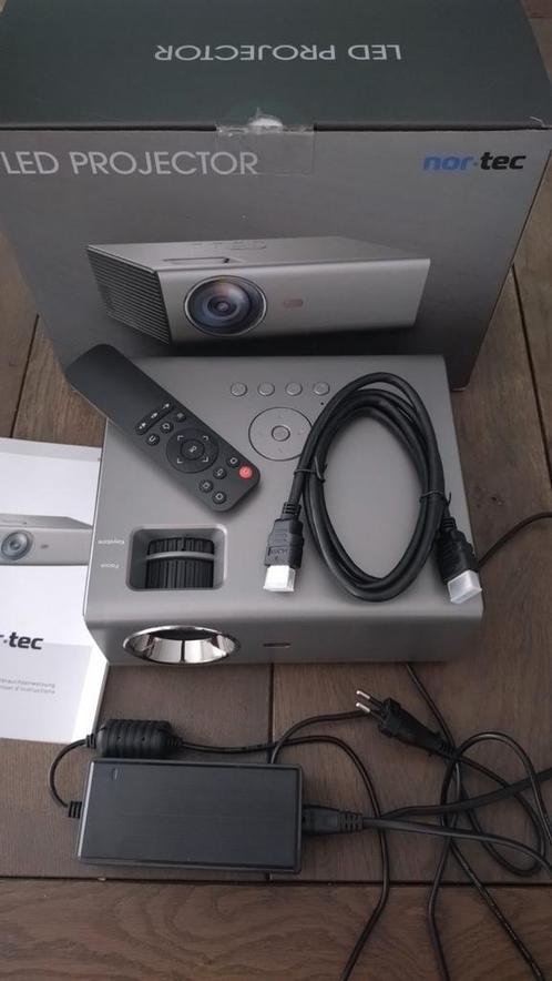nor•tec LED projector / beamer, Audio, Tv en Foto, Beamers, Zo goed als nieuw, LED, HD (720), Ophalen of Verzenden