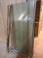 Glazen Hoekdouche Deur & Wand - 80-85cm, Ophalen of Verzenden, Gebruikt