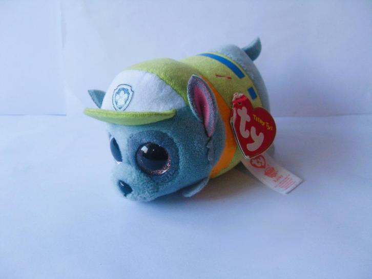 TY knuffeltje paw Patrol / Teeny knuffel Rocky - NIEUW !!!, Kinderen en Baby's, Speelgoed | Knuffels en Pluche, Nieuw, Hond, Ophalen of Verzenden