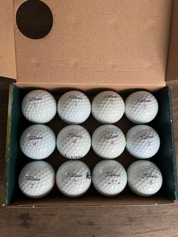 Titleist Prov1x 12 stuks golfbal wit. AAAA kwaliteit 