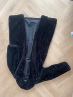 Zara bontjas zeer warm winterjas zwart maat L als nieuw, Ophalen of Verzenden, Zo goed als nieuw, Maat 42/44 (L), Zwart