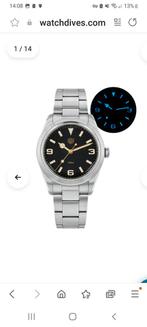 Watchdives Horloge, Overige merken, Leer, Staal, Nieuw
