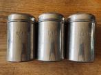 Vintage voorraadbussen Koffie Thee Suiker bussen, Antiek en Kunst, Ophalen of Verzenden