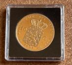 Penning / Replica - Nederland Wilhelmina 10 Gulden 1892, Ophalen of Verzenden, Overige materialen, Nederland