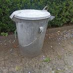 zinken vuilnisbak, Ophalen, Gebruikt, Minder dan 50 cm