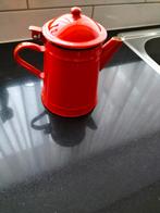 Emaille koffie en melkkan, Ophalen