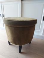 Poef met velvet bekleding van Robos, Ophalen, Minder dan 50 cm, Rond, Nieuw