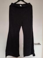 Nieuwe zwarte glitter flared broek maat XL, Zwart, Maat 42/44 (L), Nieuw, Ophalen of Verzenden
