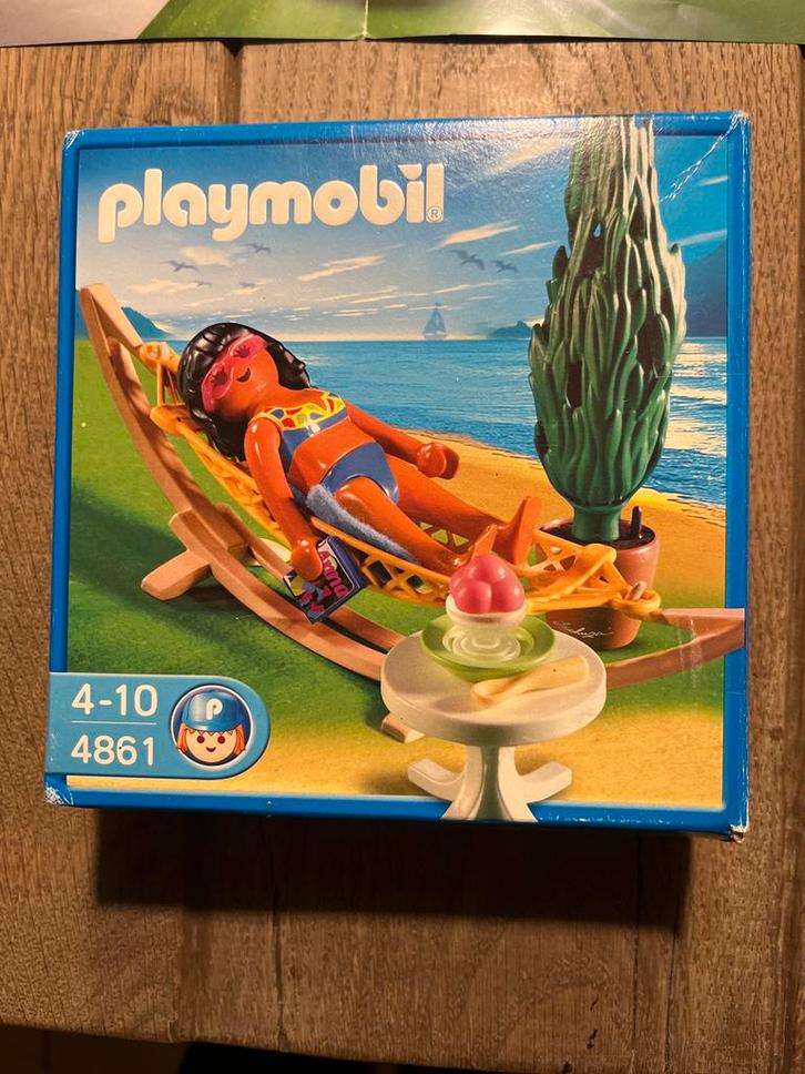 Playmobil 4861 - Zonnebadende Dame, Kinderen en Baby's, Speelgoed | Playmobil, Zo goed als nieuw, Complete set, Ophalen of Verzenden