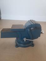 Bankschroef staal 100 mm draaibaar, Ophalen, Gebruikt, Bankschroef