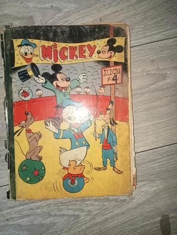 Mickey Magazine Album Nr. 4 - Vintage Stripboek beschikbaar voor biedingen
