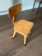 Ouderwets Houten Stoeltje, Gebruikt, Bruin, Ophalen of Verzenden, Eén