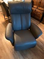 Sta op stoel leer met garantie zgan, Huis en Inrichting, Fauteuils, Ophalen, Zo goed als nieuw, Leer, 50 tot 75 cm