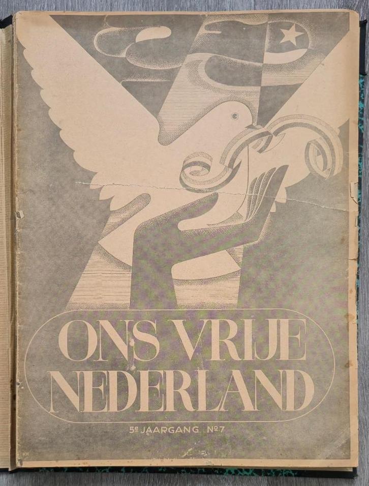 Ons Vrije Nederland 24 nummers 5e jaargang, Antiek en Kunst, Antiek | Boeken en Bijbels, Ophalen of Verzenden