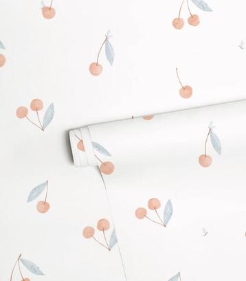 Kinderbehang Kersen Groen Blad Lilipinso beschikbaar voor biedingen