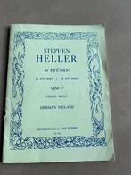 STEPHEN HELLER 25 etüden, opus 47, Ophalen, Zo goed als nieuw, Artiest of Componist, Klassiek