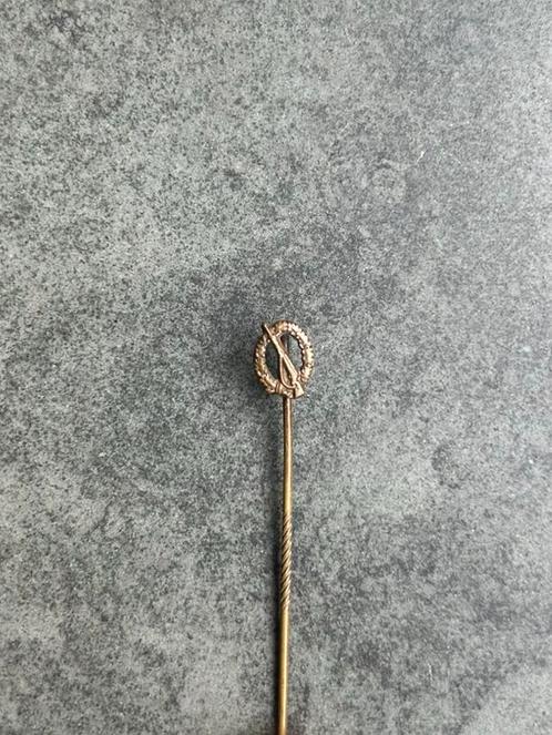 Stickpin Infanterie sturmabzeichen duits wo2 57’er versie, Verzamelen, Militaria | Tweede Wereldoorlog, Landmacht, Duitsland, Ophalen of Verzenden