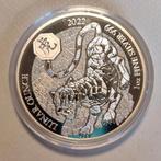 Rwanda Ruanda 50 Frank 2022 Proof Lunar "Tiger" Oplage 1000, Ophalen of Verzenden, Overige landen, Setje, Zilver