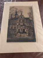 Ets B.A.Bongers., Antiek en Kunst, Kunst | Etsen en Gravures, Ophalen of Verzenden