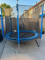 Trampoline met veiligheidsnetten, Ophalen of Verzenden, Zo goed als nieuw