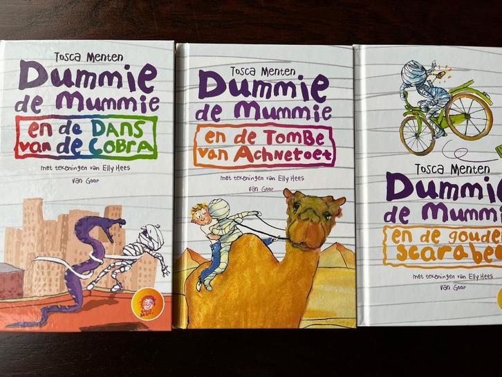 4x dummie de mummie, Boeken, Kinderboeken | Jeugd | 10 tot 12 jaar, Zo goed als nieuw, Fictie, Ophalen