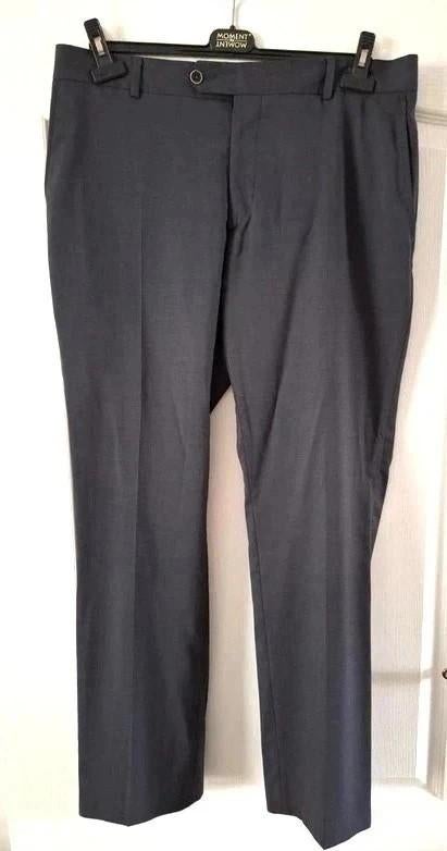 Van Gils pantalon donkergrijs maat 52 (L) scheerwol, Maat 52/54 (L), Van Gils., Zwart, Ophalen of Verzenden