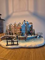 Kerstdorp Tafereel grachtenpand, Diversen, Kerst, Ophalen of Verzenden, Zo goed als nieuw