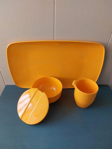 Vintage Mepal Rosti Roomstel Geel Zgan  beschikbaar voor biedingen