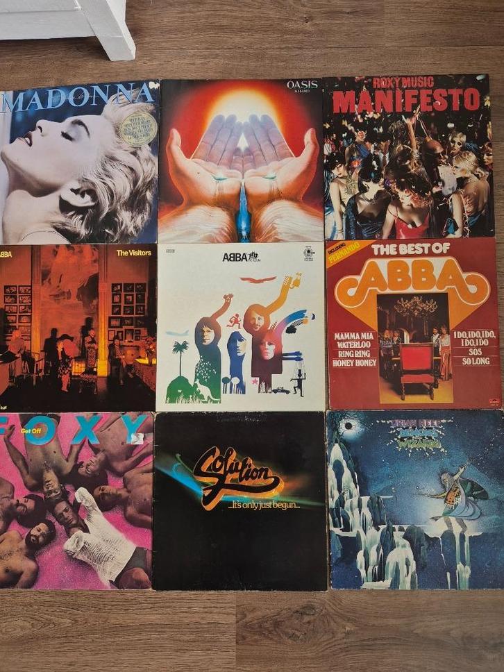 Partij pop LP's en maxi singles jaren 60. 70 en 80, Cd's en Dvd's, Vinyl | Pop, Gebruikt, 1960 tot 1980, Overige formaten, Ophalen