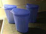 Blauwe waterkan tupperware, Huis en Inrichting, Keuken | Tupperware, Ophalen, Zo goed als nieuw, Blauw