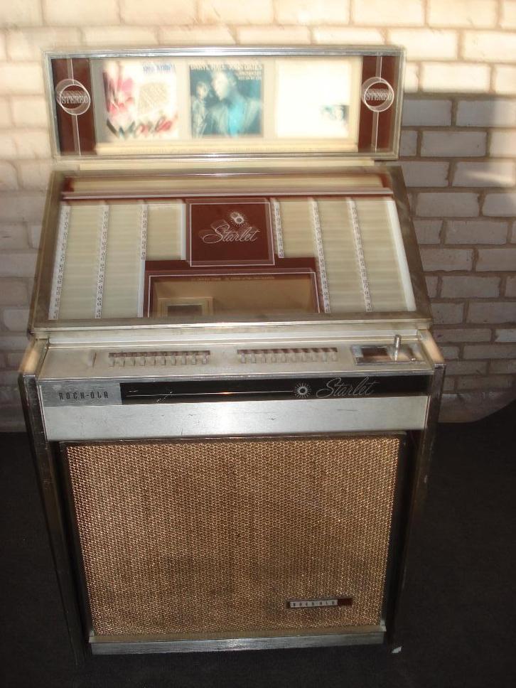 Project  Jukebox Rock Ola 429  Starlet    mooie basis 1965, Verzamelen, Automaten | Jukeboxen, Gebruikt, Rock Ola, 1960 tot 1970