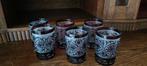 6 rode glazen, Glas of Glazen, Nieuw, Ophalen of Verzenden, Glas