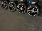 4X 18 INCH TOMASON BRONZE VELGEN INCL MICHELIN BANDEN, Auto-onderdelen, Banden en Velgen, Ophalen, 18 inch, Banden en Velgen, Zomerbanden