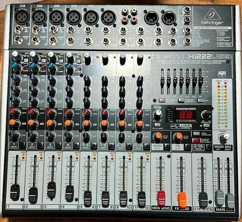 Xenyx X1222USB Mixer met Eq - ALLE functies perfect in orde!, Muziek en Instrumenten, Mengpanelen, Ophalen of Verzenden