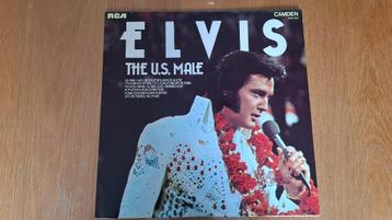 Elvis Presley - The U.S. Male LP. beschikbaar voor biedingen